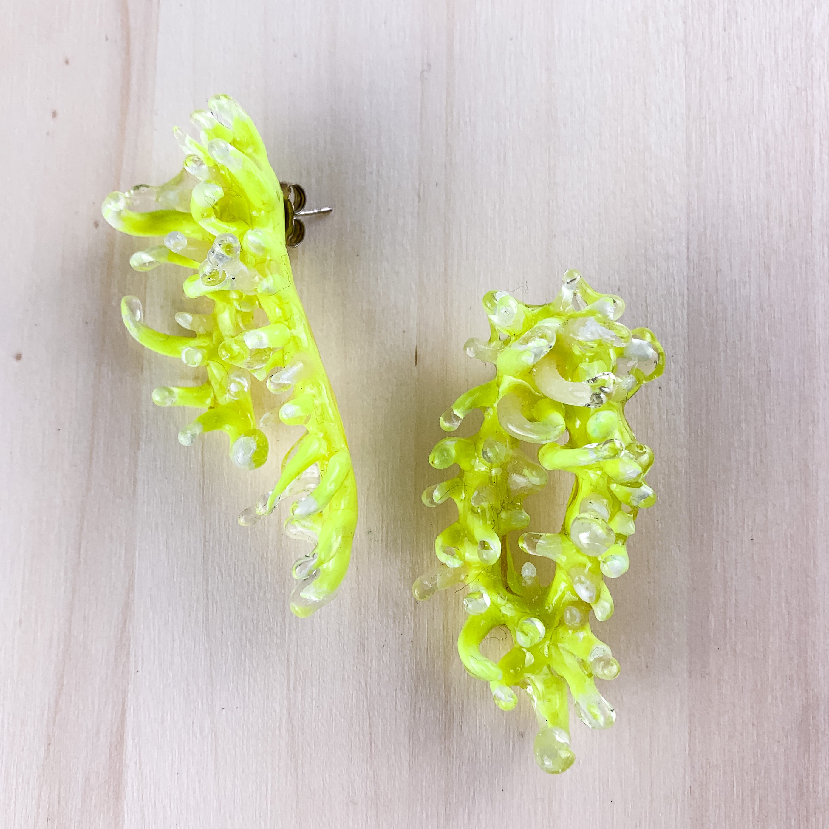 Coral reef earrings