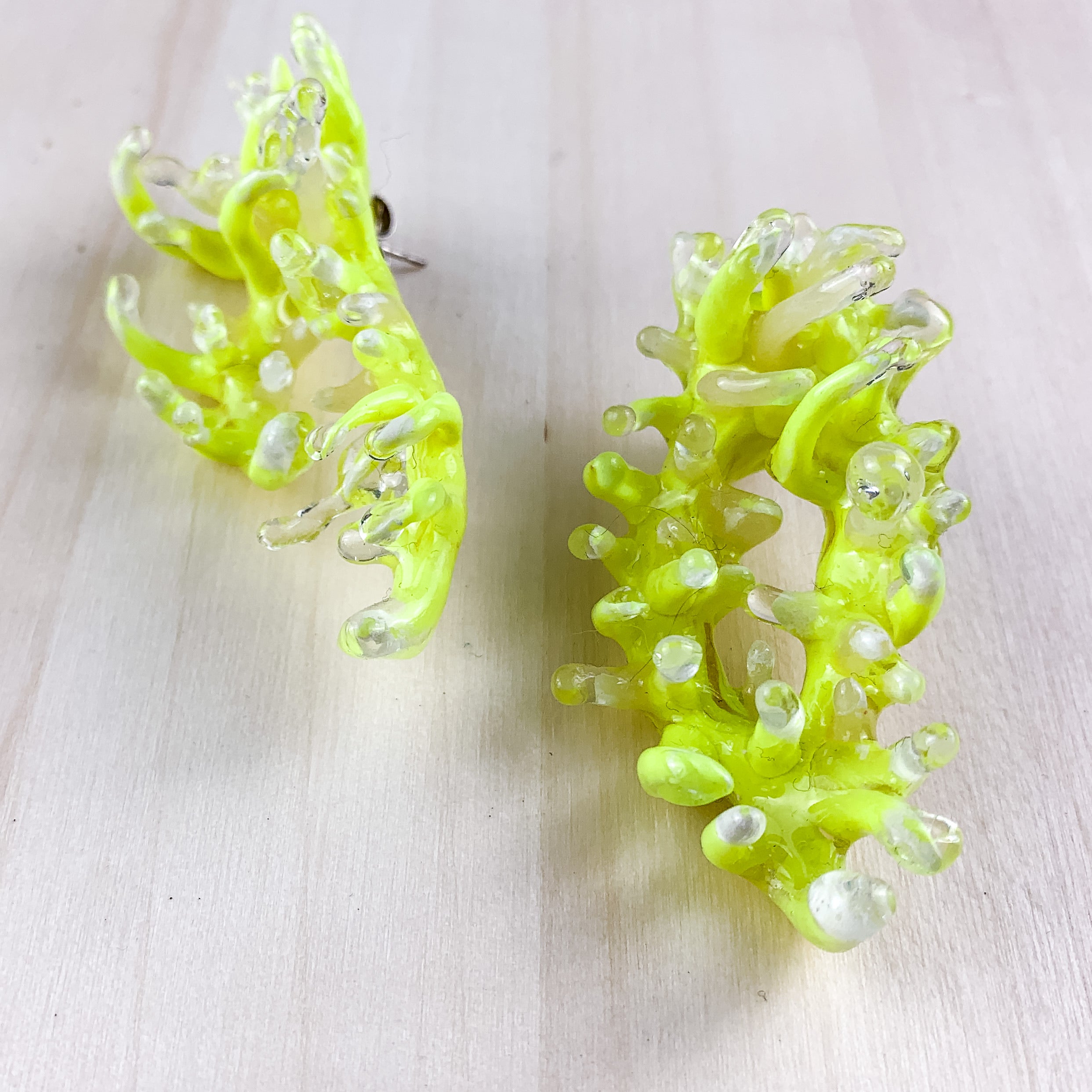 Coral reef earrings