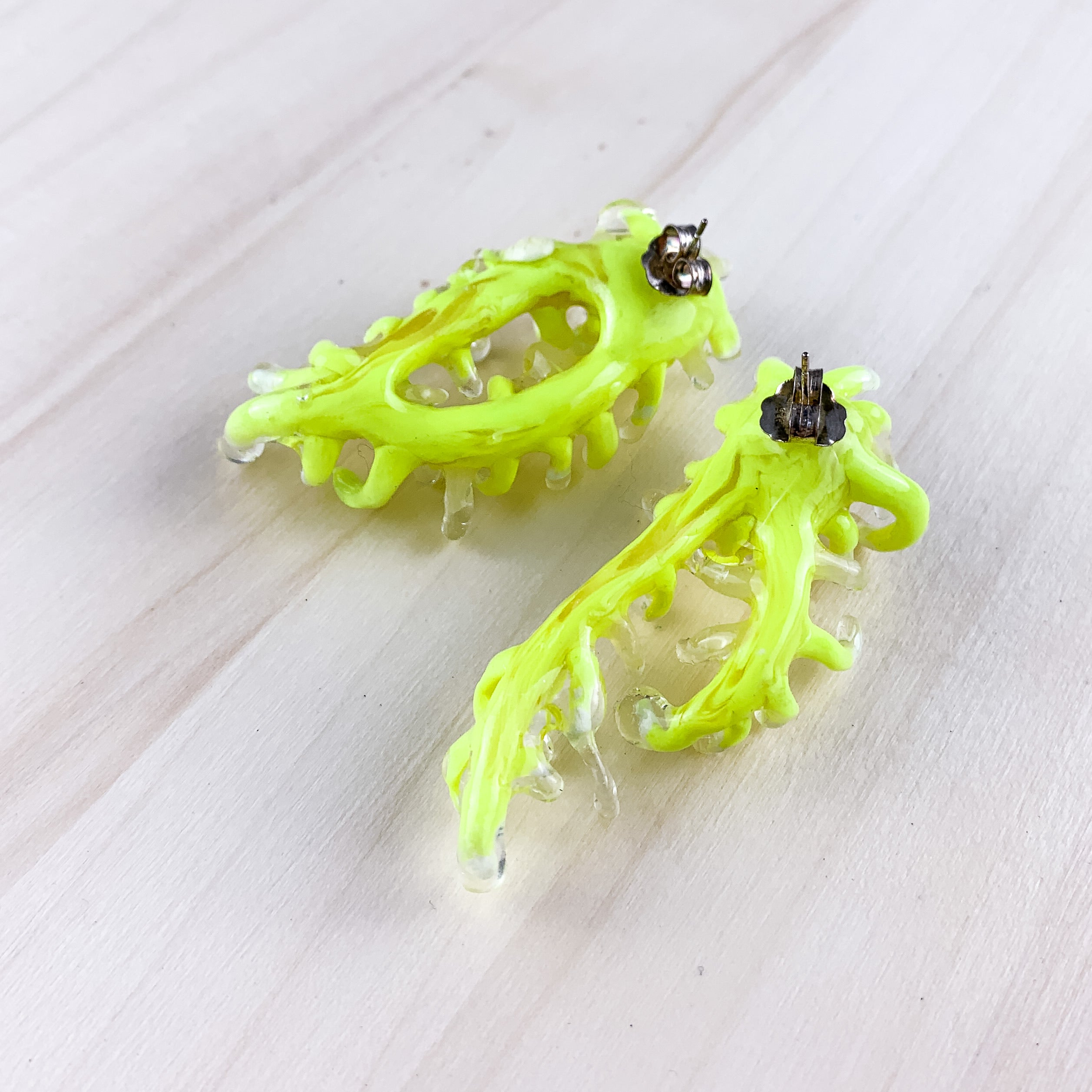 Coral reef earrings