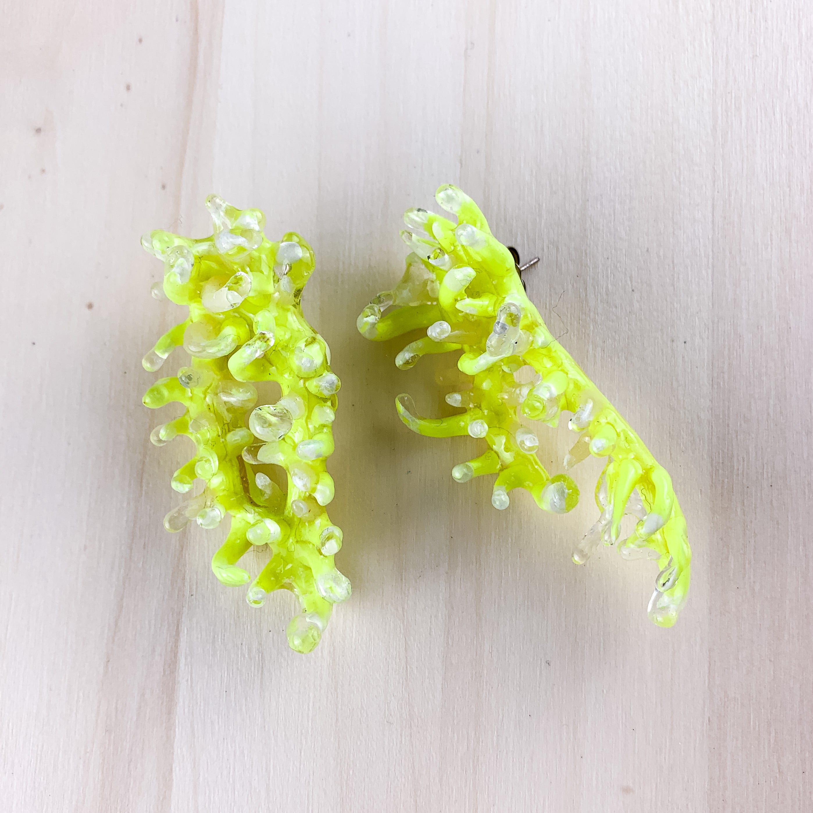 Coral reef earrings