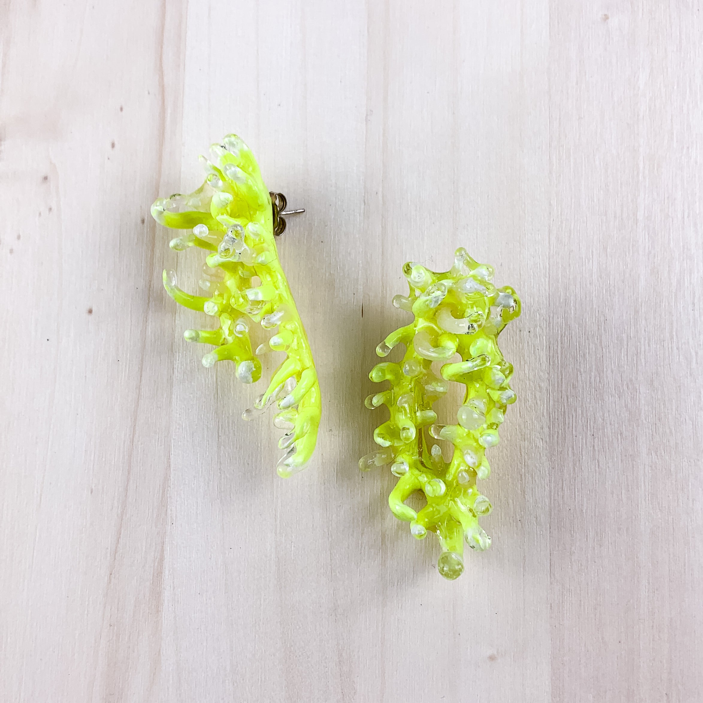 Coral reef earrings