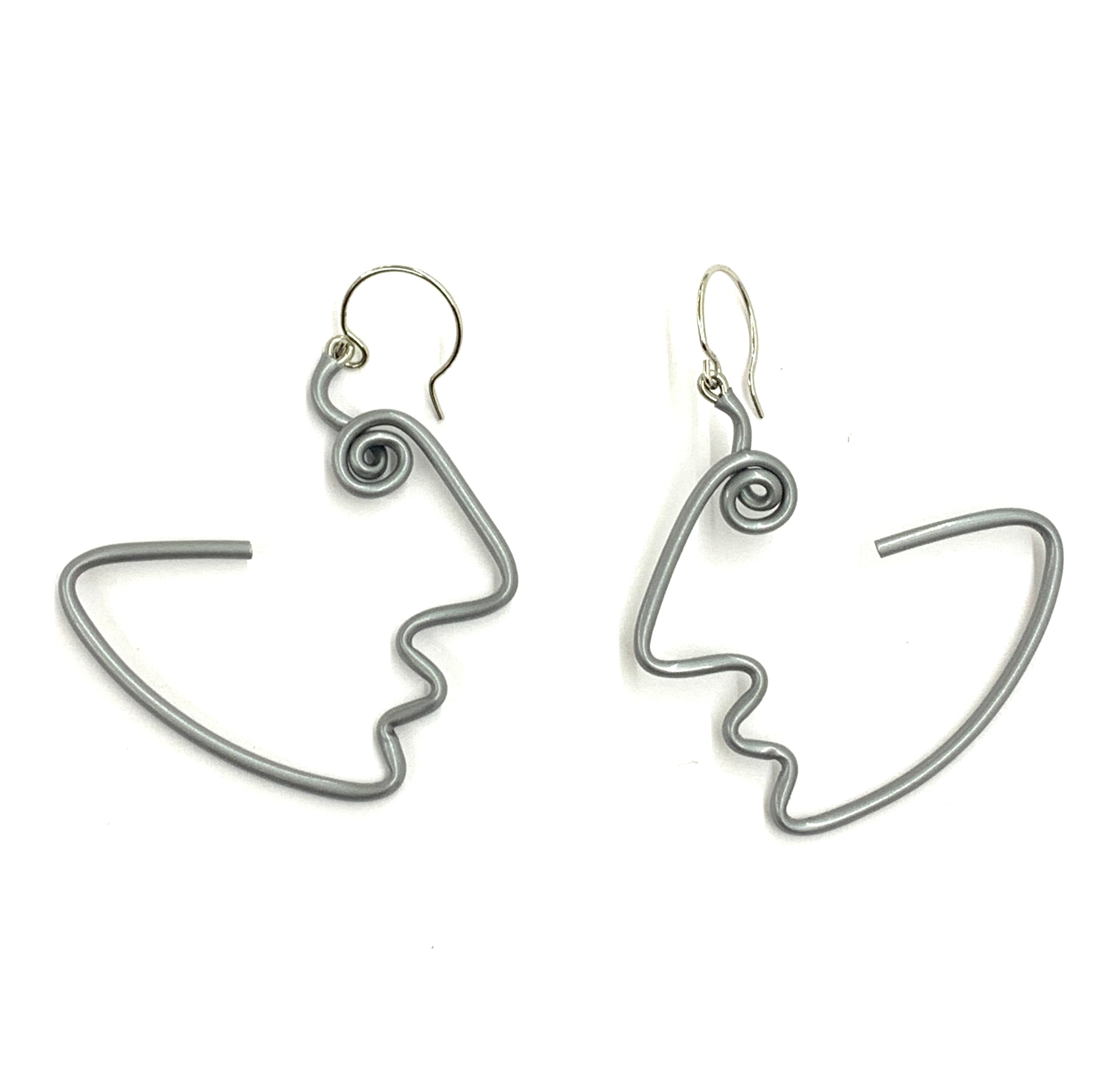 Faces earrings