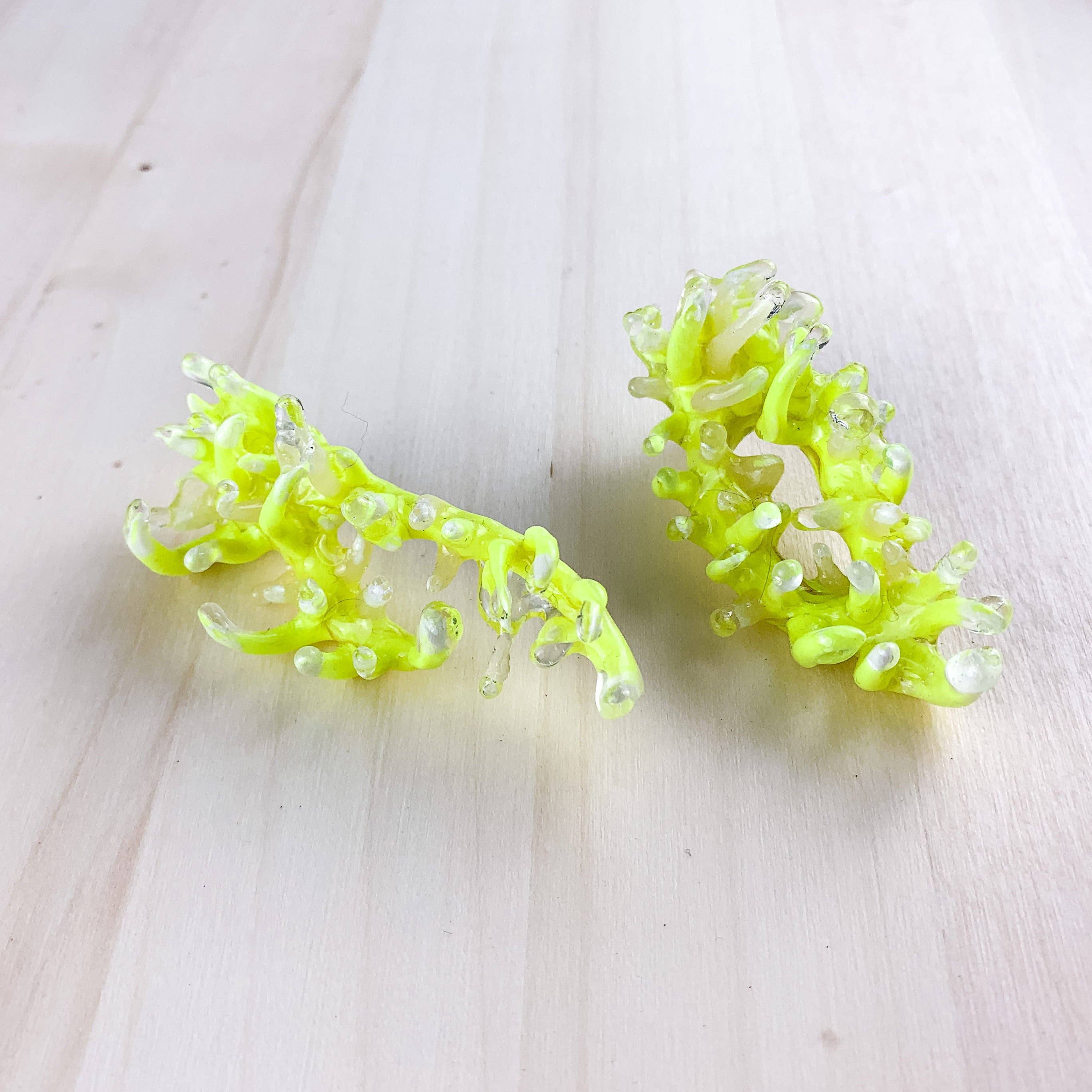 Coral reef earrings