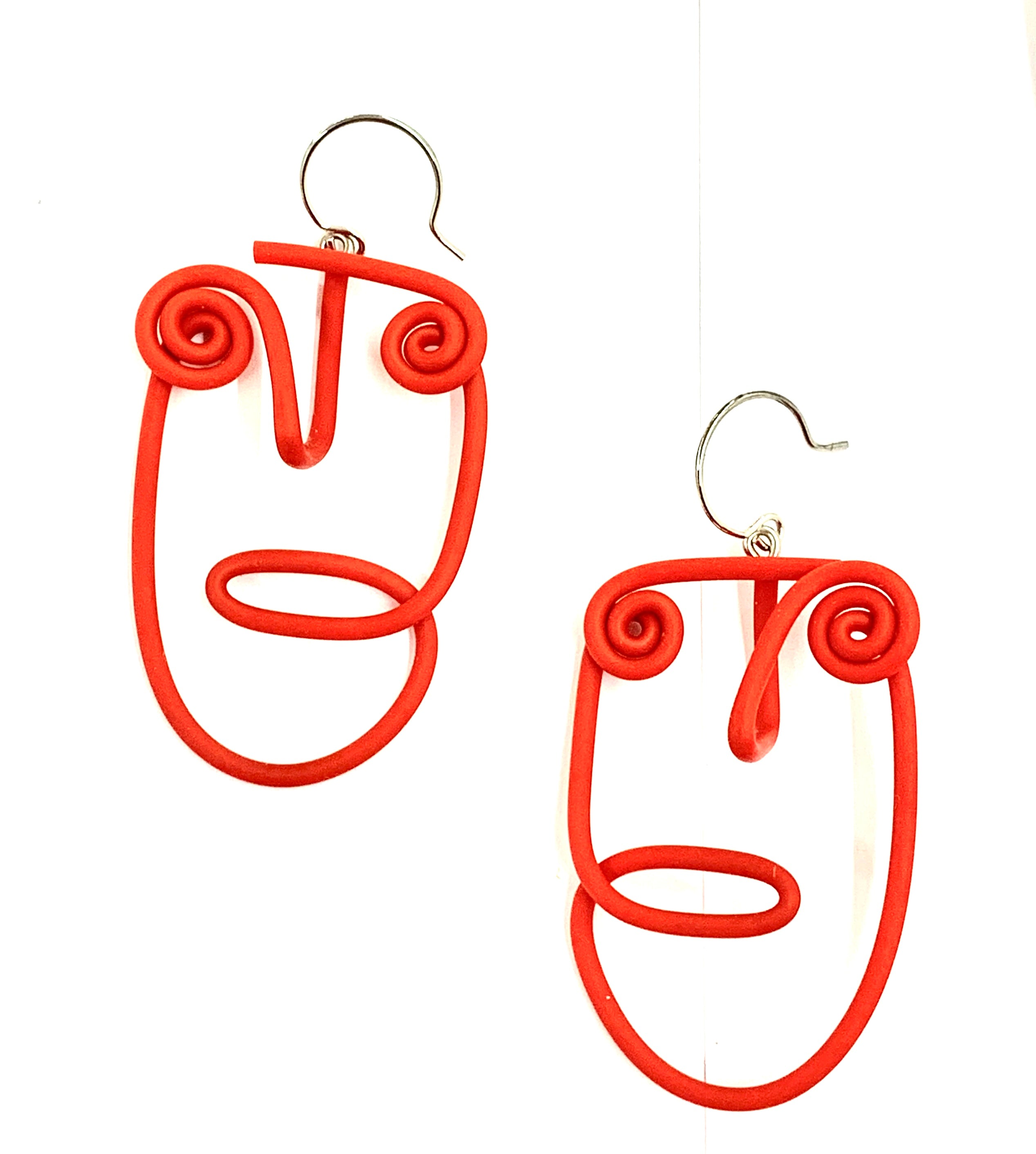 Faces earrings