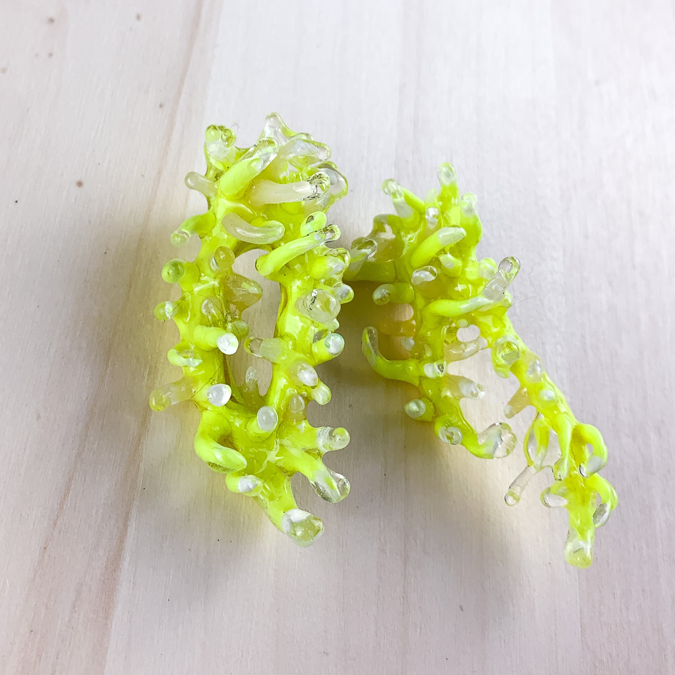 Coral reef earrings