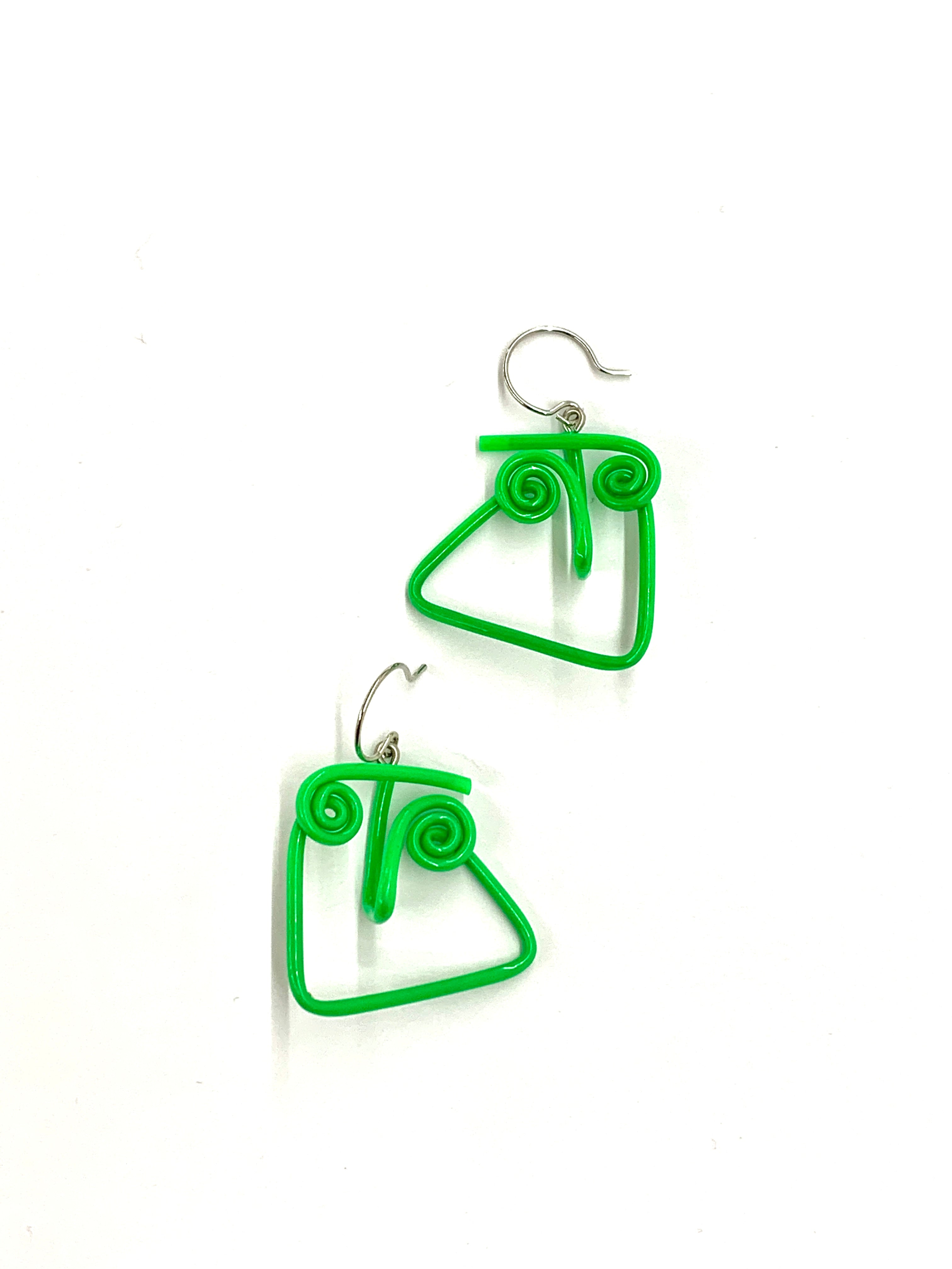 Faces earrings