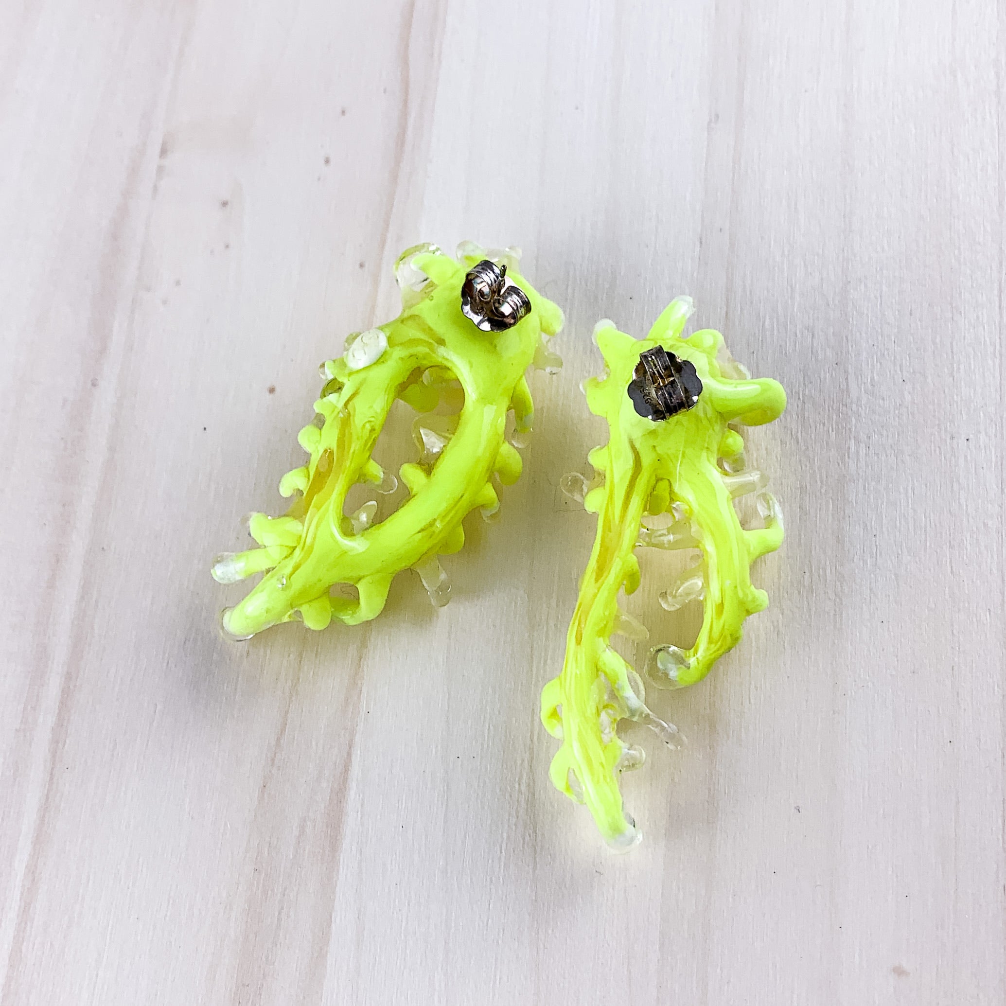 Coral reef earrings